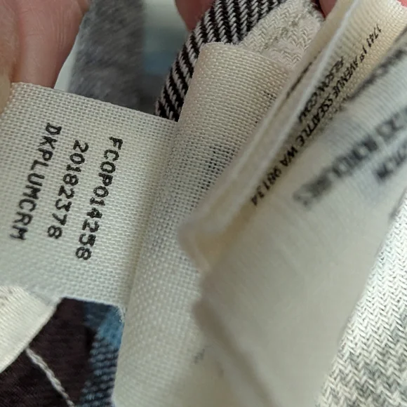 Filson Womens Scout Plaid Flannel Buttondown Long Sleeve Shirt Top Large - Picture 7 of 7